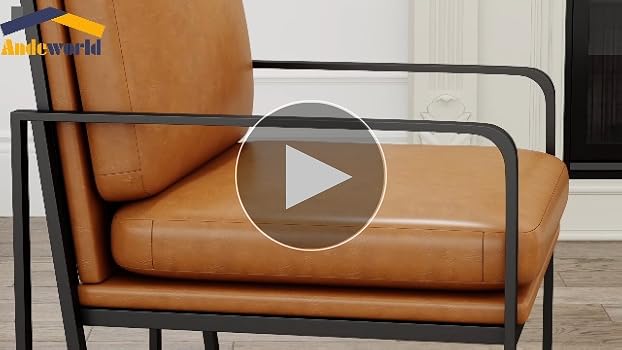 Amazon.com: Andeworld Modern Accent Chair Set of 2, Mid